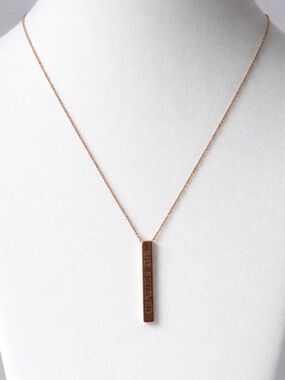Pink Box encouragement necklace NWT
“She believed she could so she did “